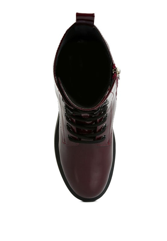 Faux Leather Boots