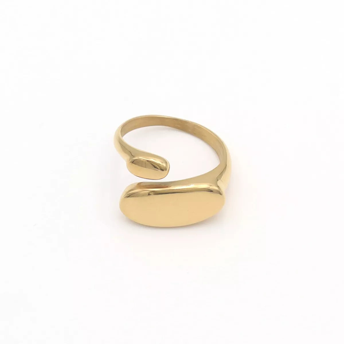 18K Gold-Plated Bypass Ring - alternate ring view