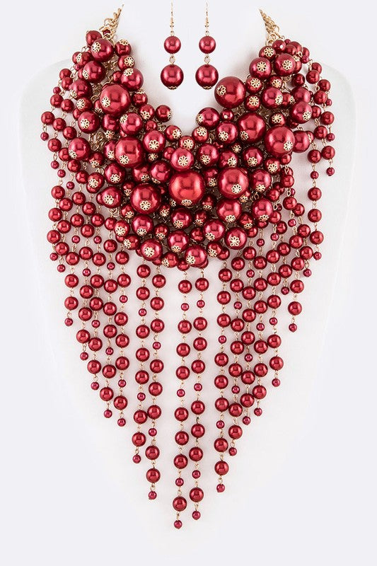 Tassels Necklace Set