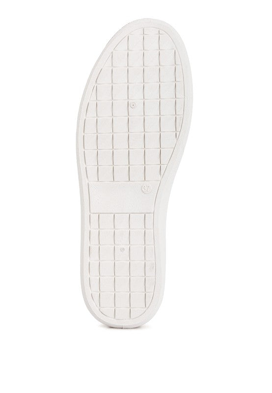 Faux Leather Sneakers