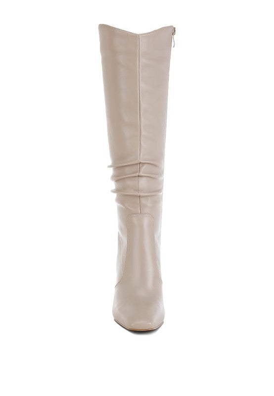 Slouchy Knee-High Boots