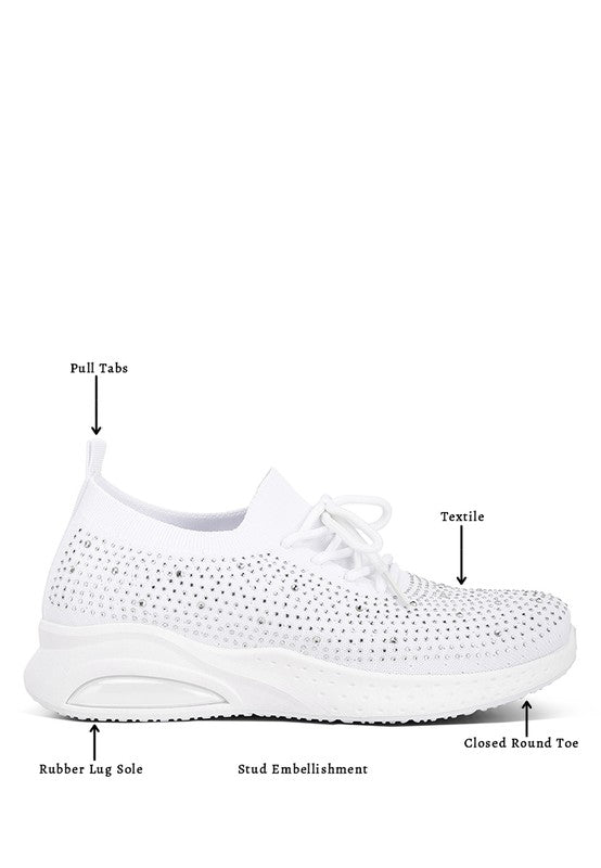 Stud Embellished Sneakers