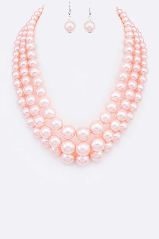 Imitation Pearl Set