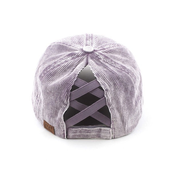 Stone-Washed Corduroy Cap