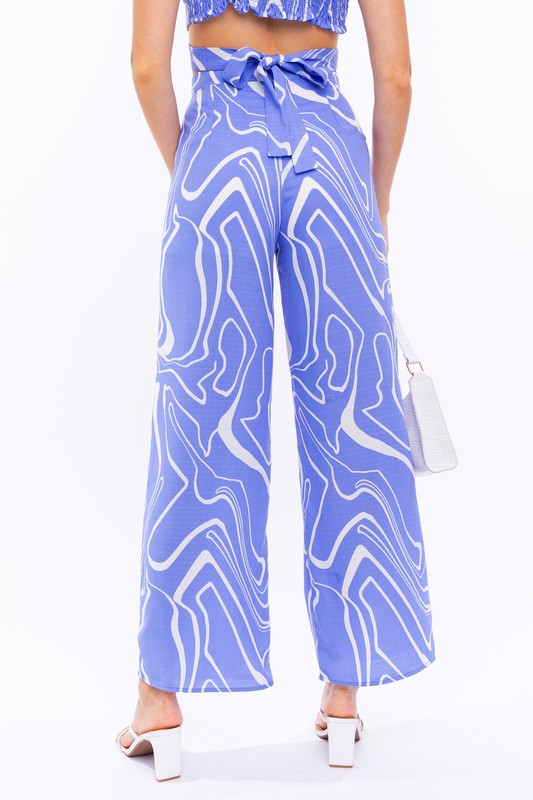 Swirl Abstract Pattern Pants