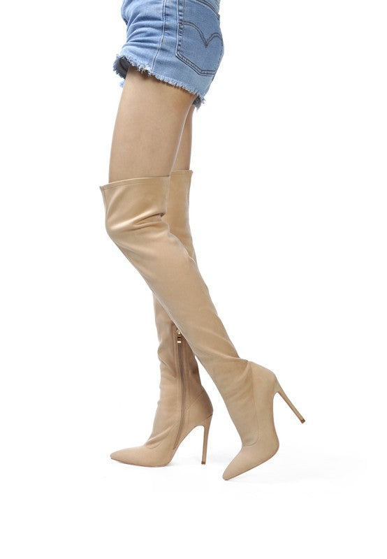 Over The Knee Stretch Boots