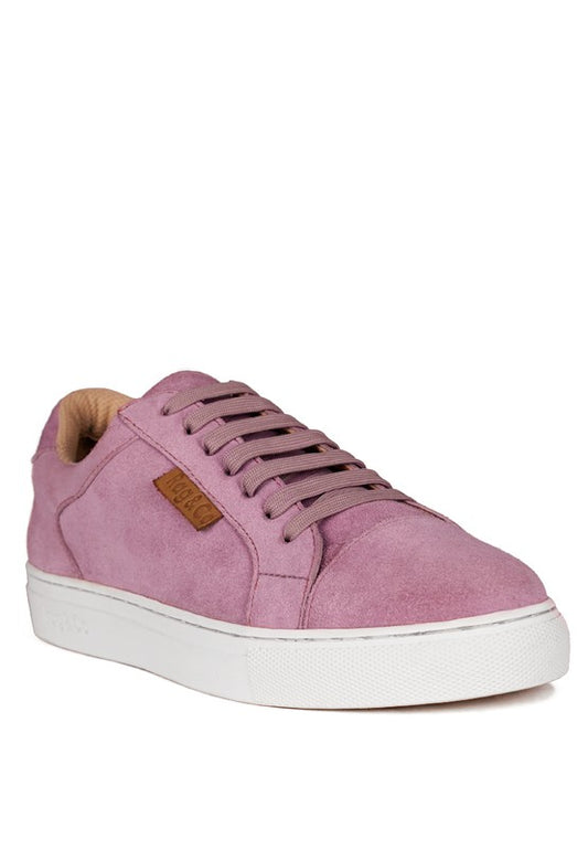 Handcrafted genuine suede sneakers featuring a flat rubber outer sole. Designed with a lace-up closure and round toe for comfort and style. Perfect for casual walking, these sneakers elevate your everyday look. Free shipping on all orders. Shop now!