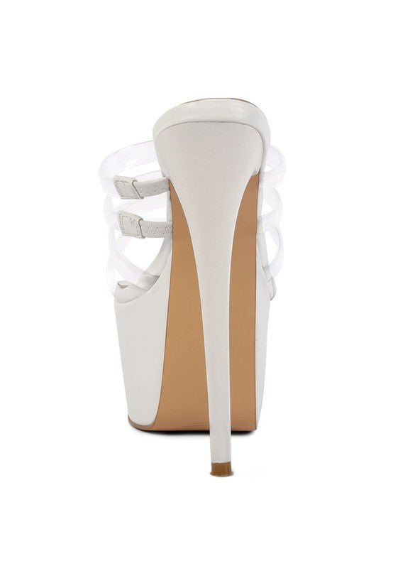 Clear Strap Sandals