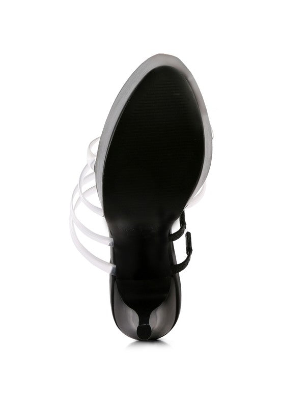 Clear Strap Sandals