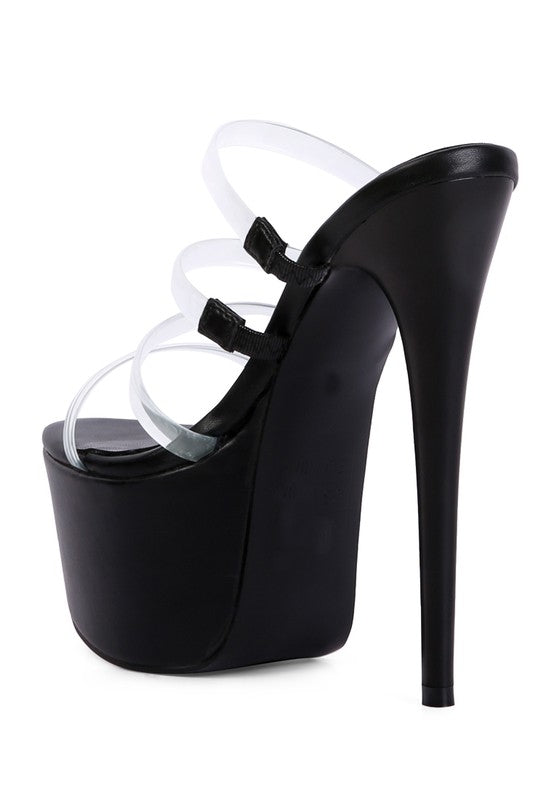 Clear Strap Sandals