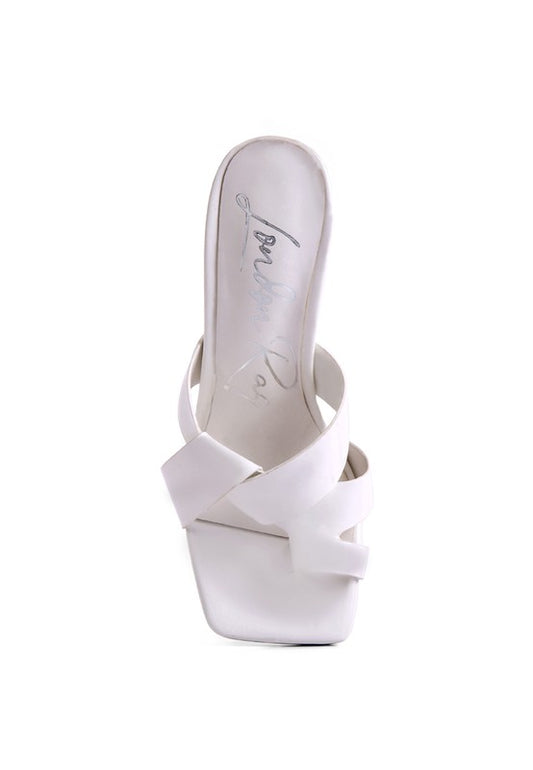 Toe Ring Heeled Sandals