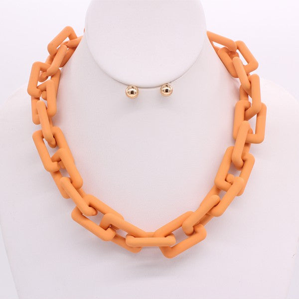 Matte Necklace Set