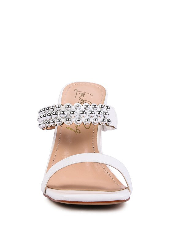 Embellish High Heel Dress Sandals