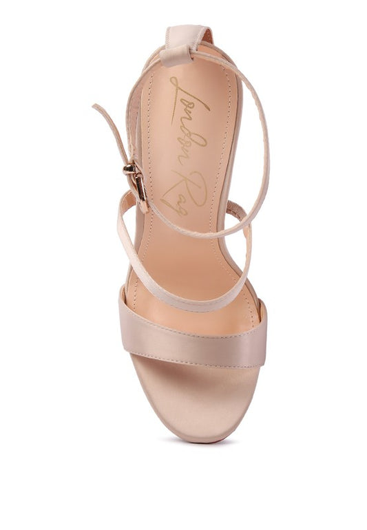 Rhinestone Bead Heels