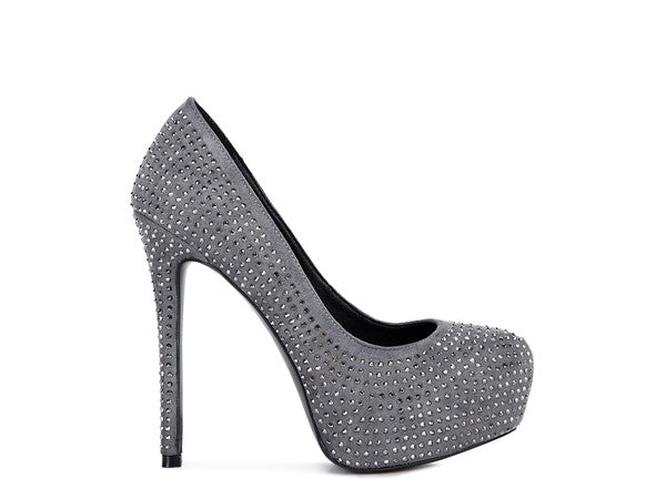 Faux Suede Stiletto Pumps