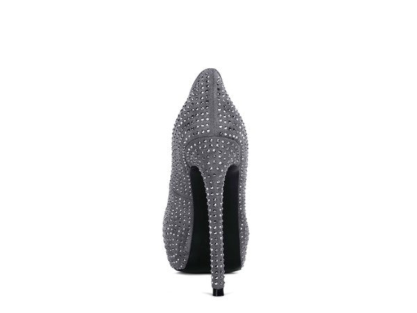 Faux Suede Stiletto Pumps