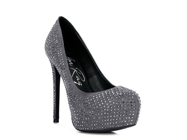 Faux Suede Stiletto Pumps