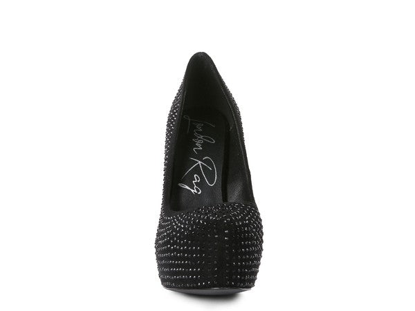 Faux Suede Stiletto Pumps