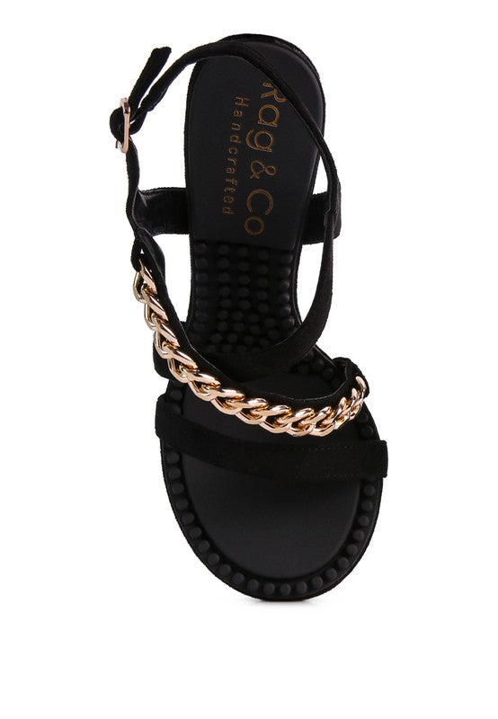 Metal Chain Sandals