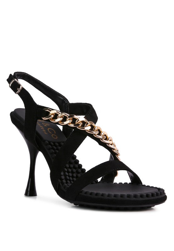 Metal Chain Sandals