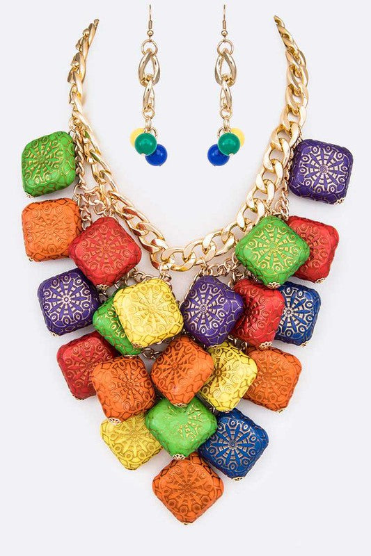 Textured Wooden Set