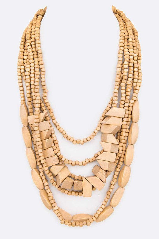 Wooden Beads Necklace