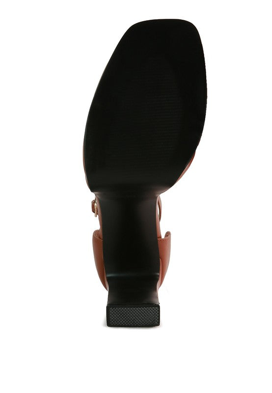 Ankle Chain Platform Sandals