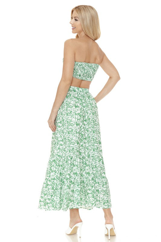 Floral Skirt Set