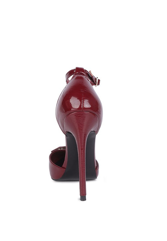 Buckle Stiletto Pumps