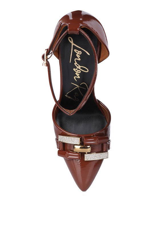 Buckle Stiletto Pumps