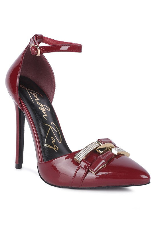 Buckle Stiletto Pumps