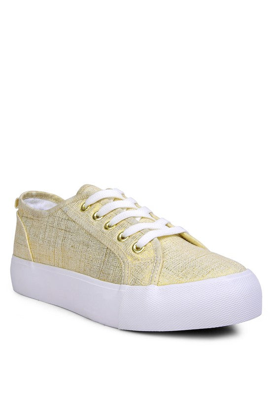 Knitted Platform Sneakers