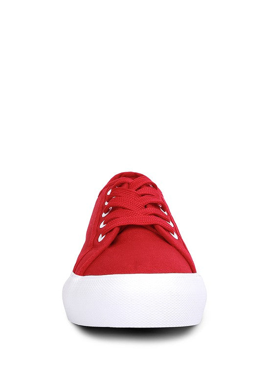 Knitted Platform Sneakers