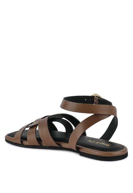Ankle Strap Flat Sandals