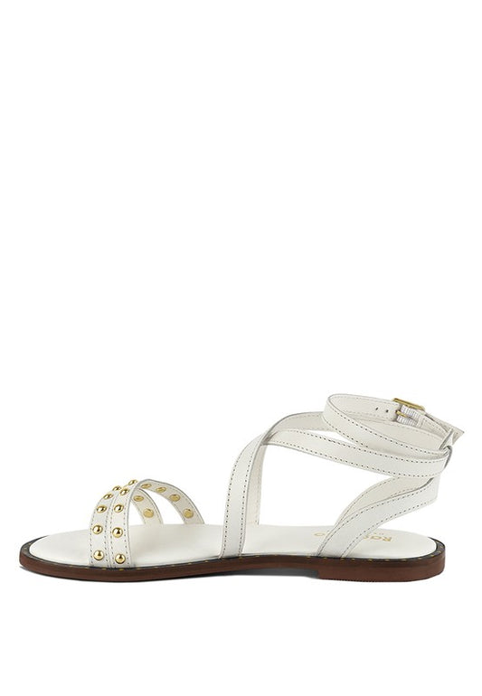 Studs Embellishment Strappy Sandals