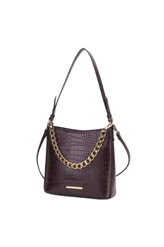 MKF Faux Crocodile Handbag