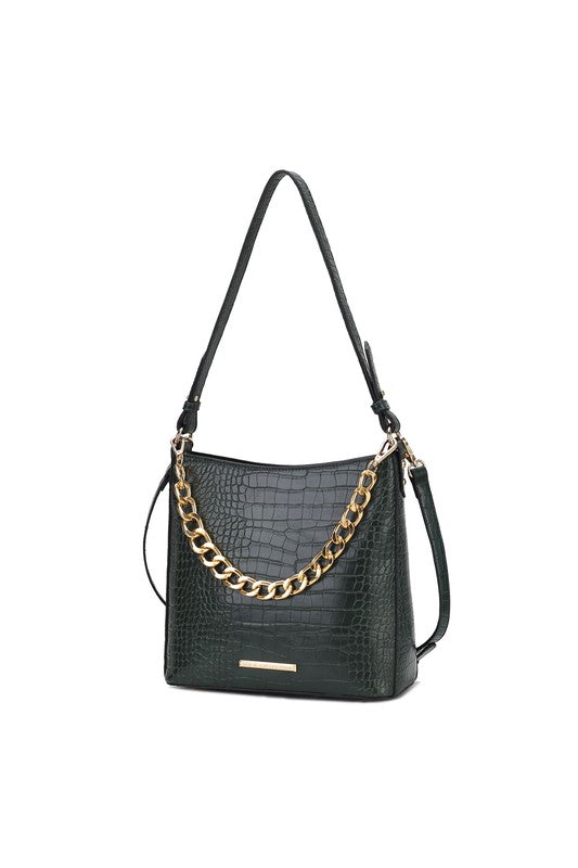 MKF Faux Crocodile Handbag