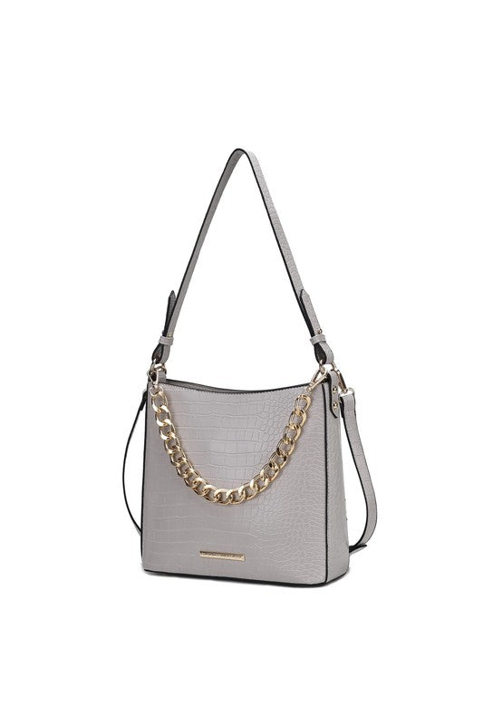 MKF Faux Crocodile Handbag