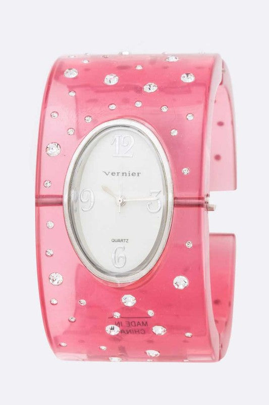 Acrylic Bangle Watch