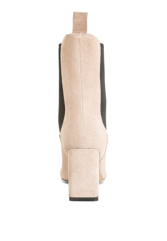 Suede Ankle Chelsea Boots