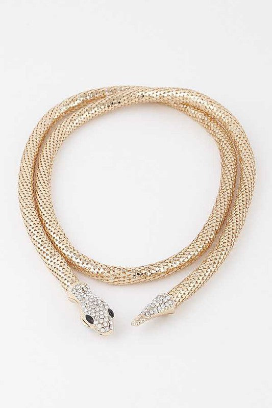 Crystal Coil Necklace