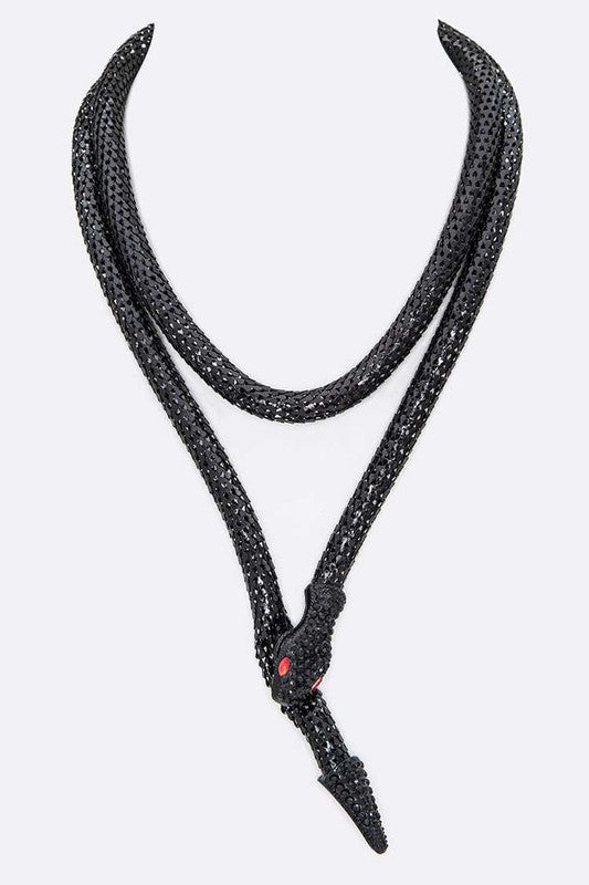Crystal Coil Necklace
