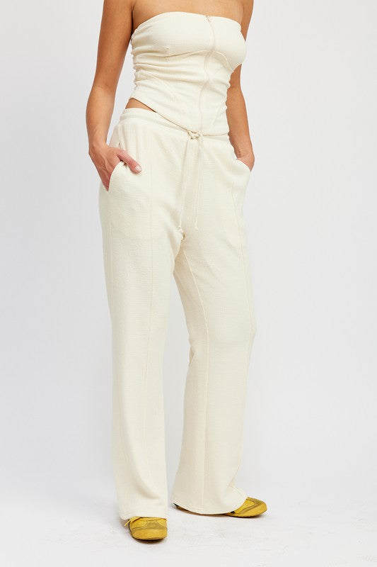 Drawstring Pocket Pants