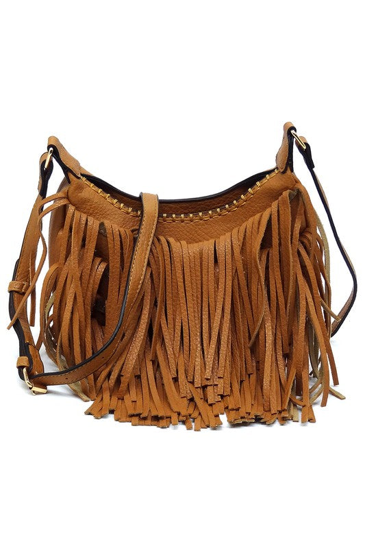 Fringe Hobo Bag