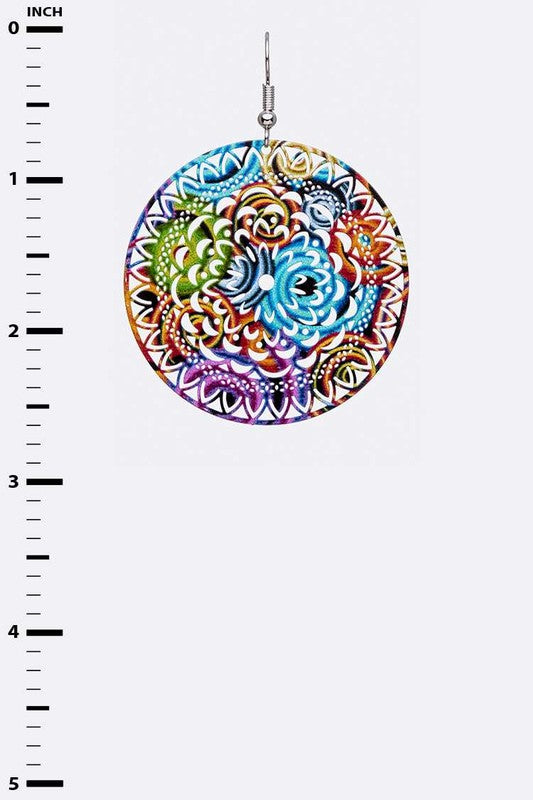 Medalla Color Filigree Earrings