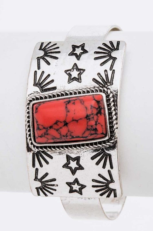 Engraved Cuff Bangle