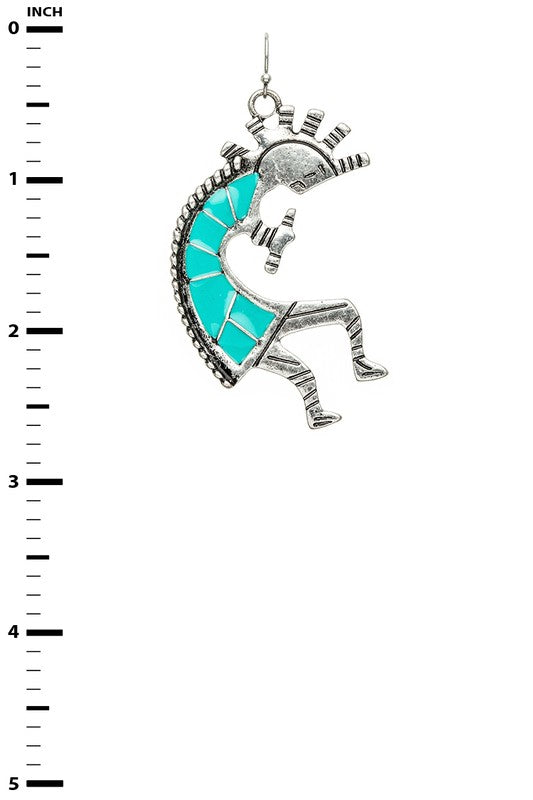 Folk Dancer Enamel Earrings