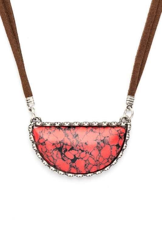 Western Leather Necklace