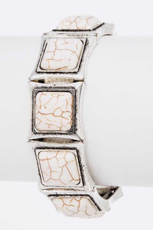 Stretch Square Bracelet