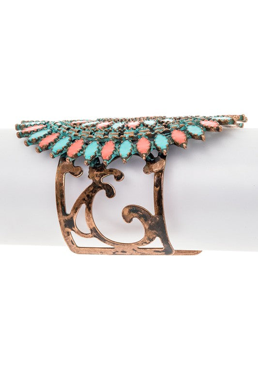 South Western Oversize Cuff Bracelet